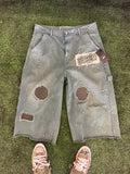 EXCLUSIVE BAGGY DENIM JORTS