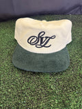 CORDUROY SNAPBACK (WHITE &GREEN)